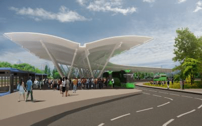 Render para dar una visión de Metro Cali en el futuro