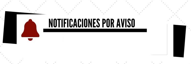 Notificaciones por aviso